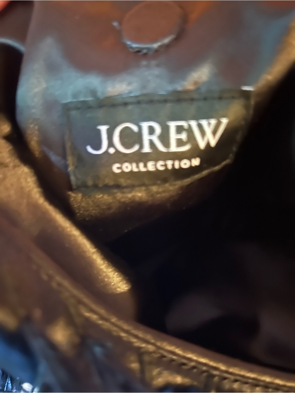 J. Crew collection Santorini black bag with Ostrich feathers. - Picture 7 of 11